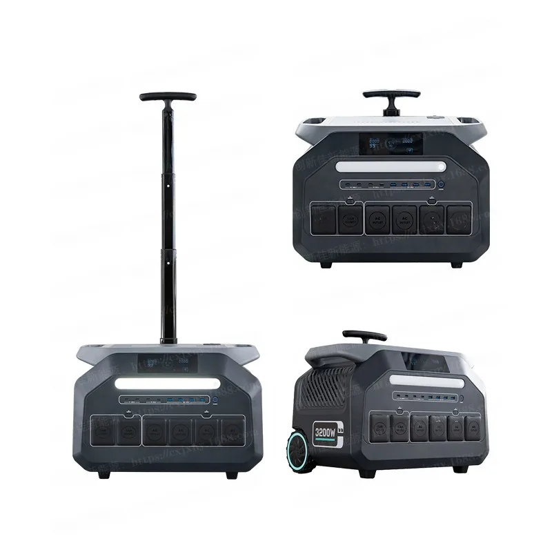 Outdoor light luxury 3200W high power capacity mobile power supply portable power supply