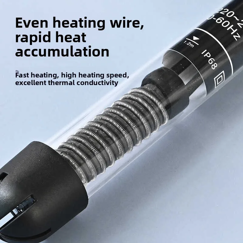 Smart Auatic Temperature Control Fi Tank Heating Tube Quartz Glass Explosion-proof Submersible Aquarium Heater - view 4