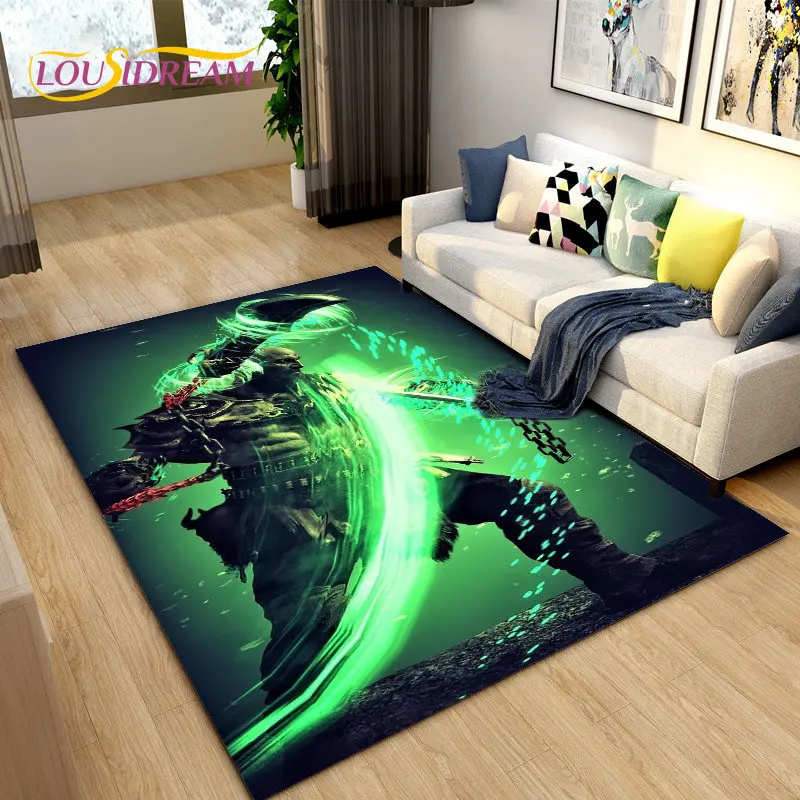 ゲームゴッドオブウォーズゲームの玄関マット,大型カーペット,リビングルーム,ベッドルーム,ソファ,室内装飾,子供用滑り止めフロアマット
