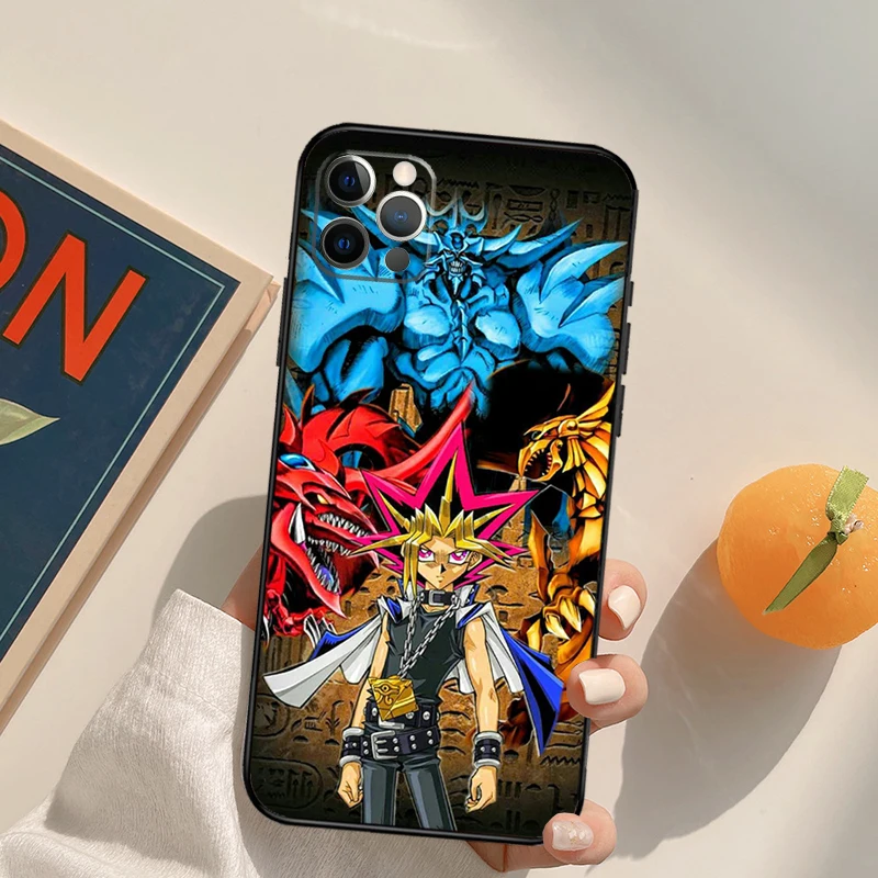 Yu gi oh yugioh Duel Monsters Cover Case For iPhone 16 15 14 13 12 11 Pro  Max XS XR X 12 13 Mini 16 15 Plus Fundas - AliExpress 202192403