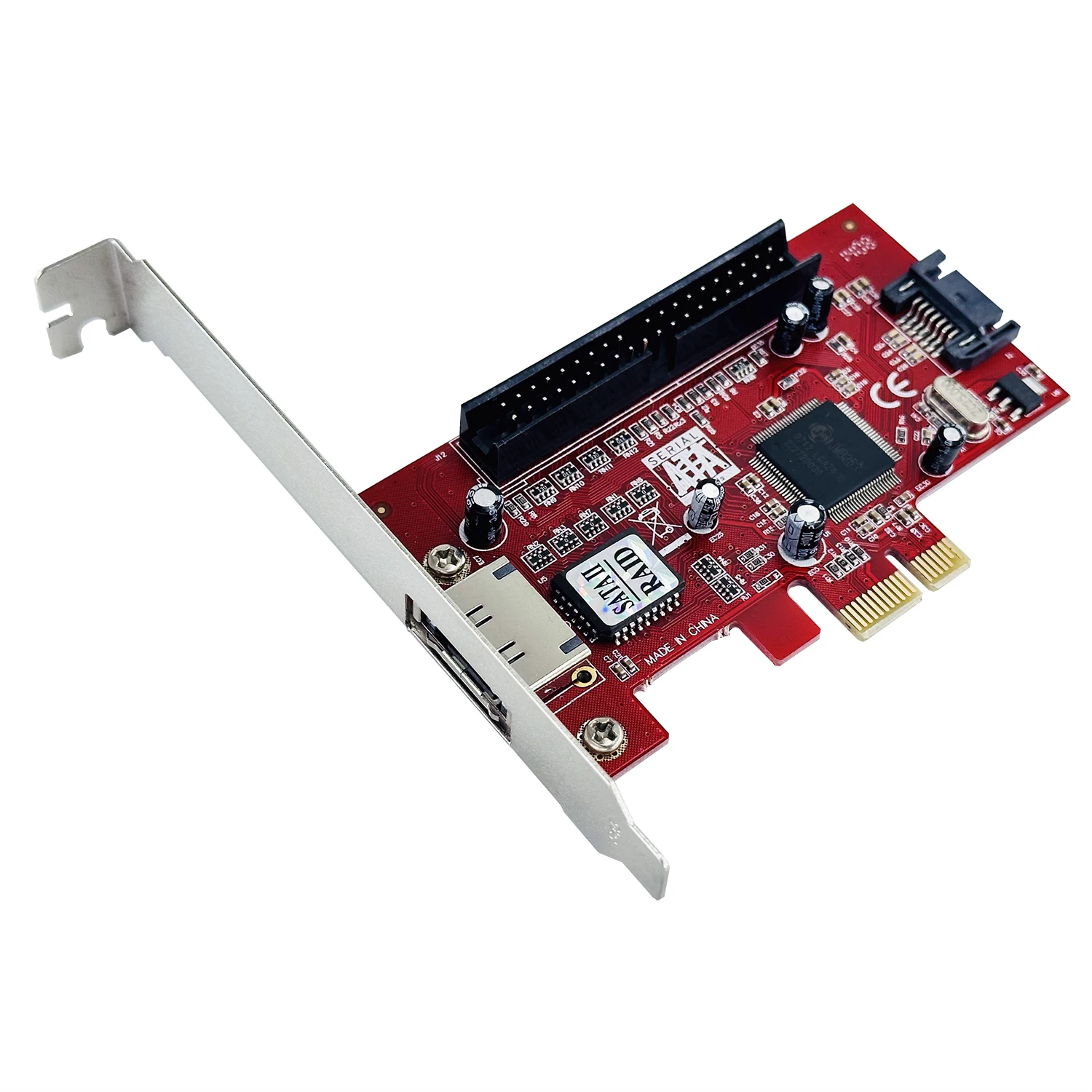 

Карта расширения PCI-E к eSATA SATA IDE Карта адаптера Raid Controller JMB363 ATA133