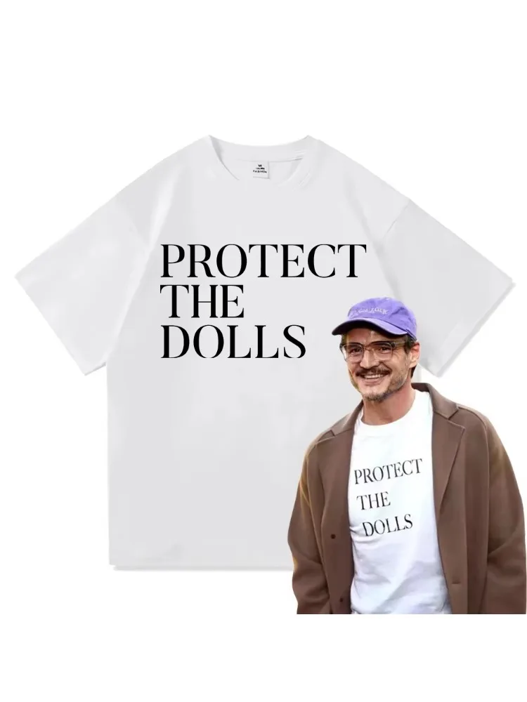 Bescherm De Poppen Dezelfde Stijl Grafische Print T-shirt 2026 Mannen Vrouwen Harajuku Casual Katoen Zomer Nieuwe Tee Tops