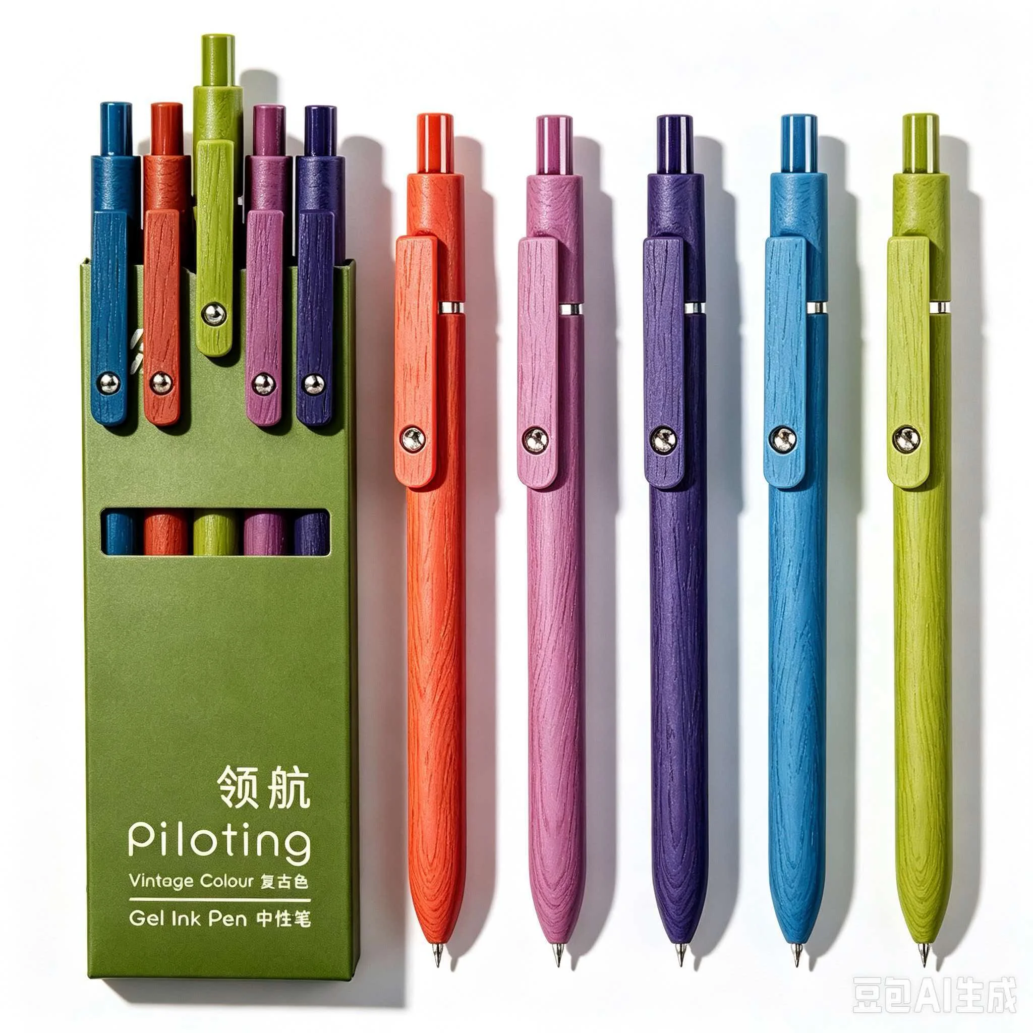 Piloting Morandi Colour Gel Pens Soft Touch Quick Dry Smooth 0.5mm Gel Ink Pen For School Student Writing Stationery Supplies
