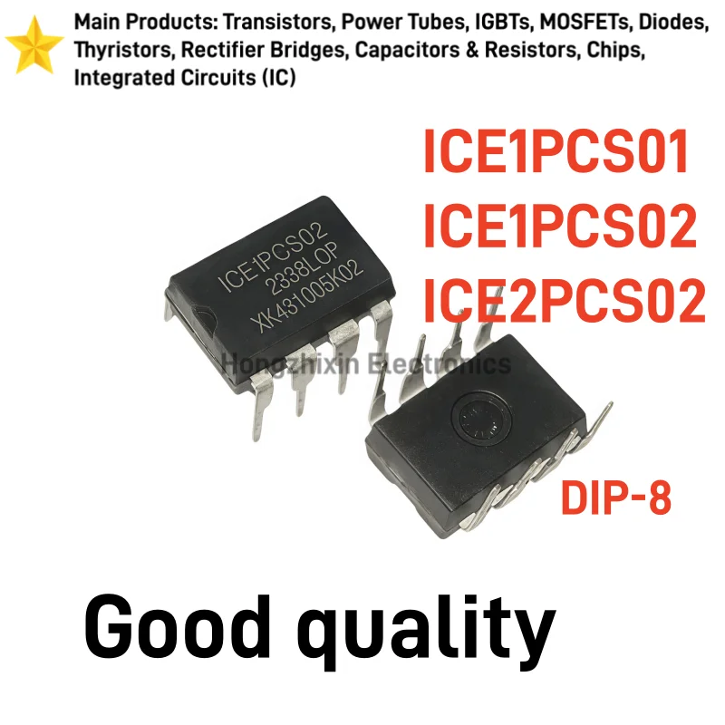 ICE1PCS02 ICE2PCS02 DIP-8 10PCS NEW ICE1PCS01 Direct insertion power management chip