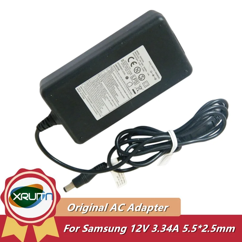 

Genuine PN4012AL 12V 3.34A AC/DC Adapter Charge Fot STB SMT-C7100 Samsung LCD Monitor Power Supply