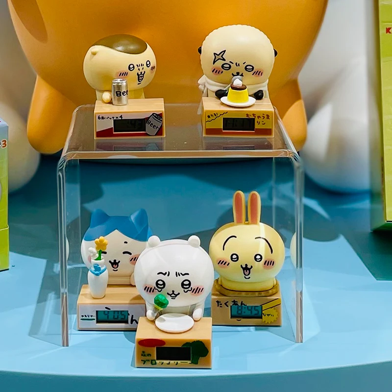 New 100% Genuine Chiikawa "Let'S Work Hard Together" Series 3 Clock Gacha Blind Box Animate Figure Mystery Box Handmade Gift