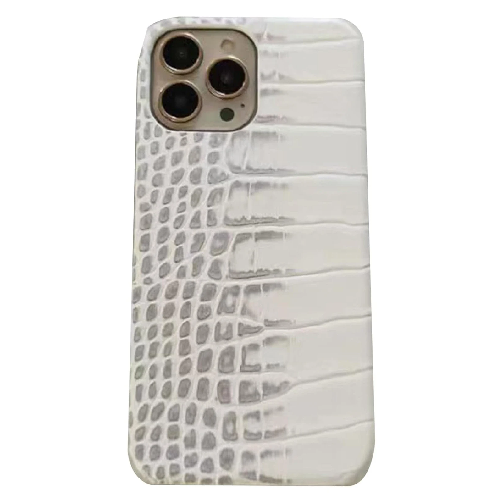 

Кожаный чехол для iPhone 16 Pro Max / 16 Pro / 16 Plus / 16 – ультратонкий чехол для телефона с крокодиловым узором, защитой от падений и минималистичным дизайном