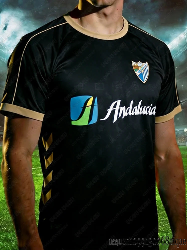 Camiseta Casual de Ciclismo para Hombre y Mujer, Venta Caliente de Verano, Uniforme de Entrenamiento del Equipo de Fútbol Malaga CF, Local y Visitante, para Adultos