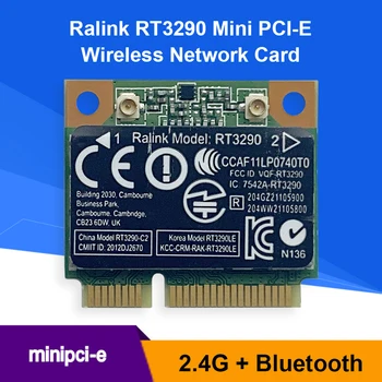 RT3290 2.4G Wifi Netwerkkaart 150Mbps Bluetooth 3.0 Mini Pci-E Laptop Adapter