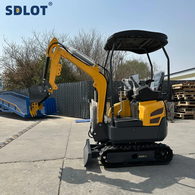 مصنع مخصص حفار صغير صغير باجر 2 طن حفارة 1.5 طن حفارة صغيرة زاحفة صغيرة مع EPA CE EURO 5