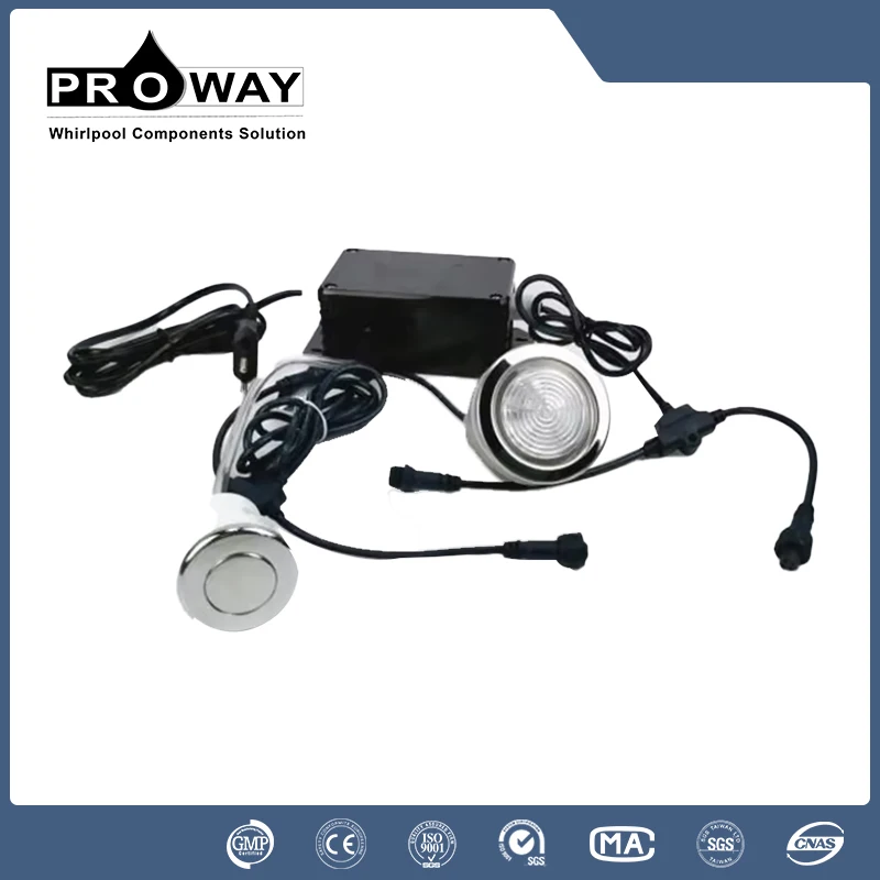 TLF Быстрая доставка Европейский стиль Гидромассажная система Подводные светодиодные фонари для ванн Спа Гидромассажная ванна Свет