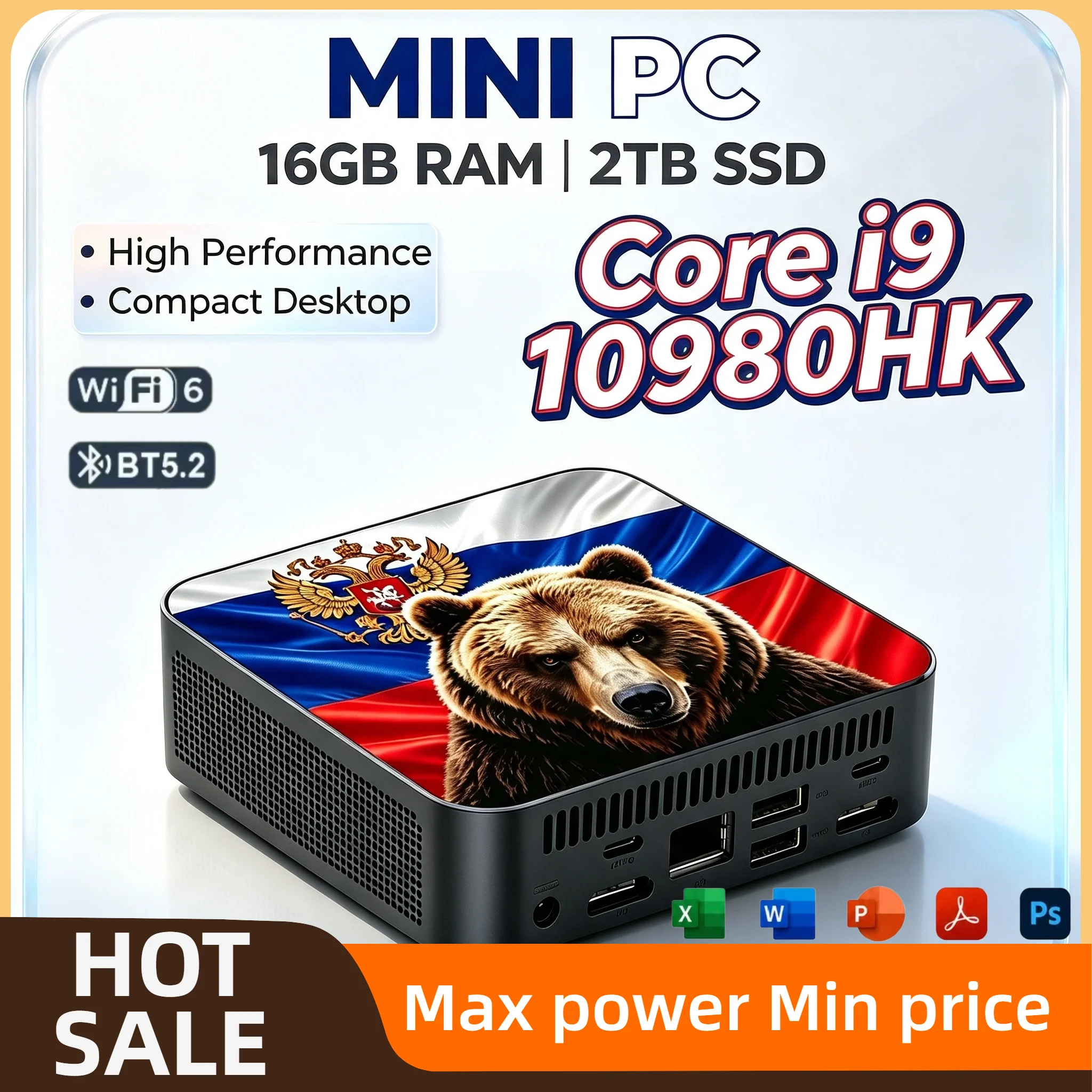 core-i9-10980hk-インテル-ミニpc-16gb-ram-1tb-2tb-ssd-m2-wifi-6-bt52-低消費電力-nvme-デスクトップコンピューター-プロ-高速ストレージ