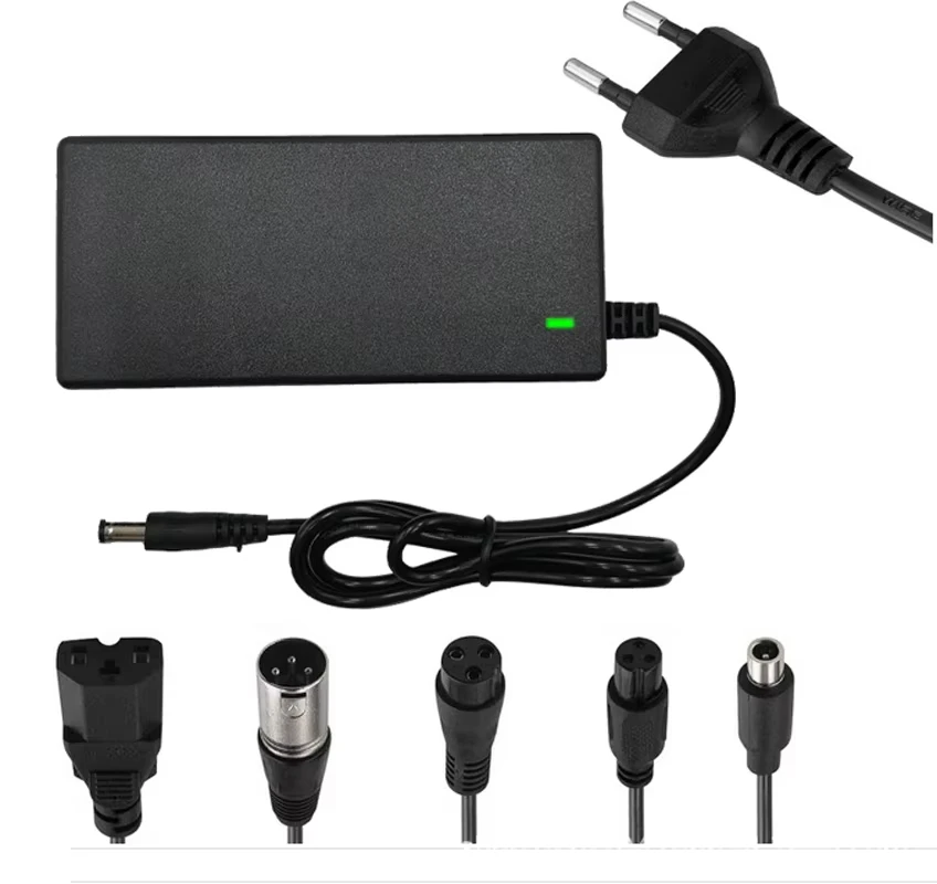 42 V 54,6 V 2A Lithium-Batterie Ladegerät EU/Us-stecker Power Adapter Universal 4 Ausgang Stecker Für lithium-Batterien Auto Lade – Detail 5