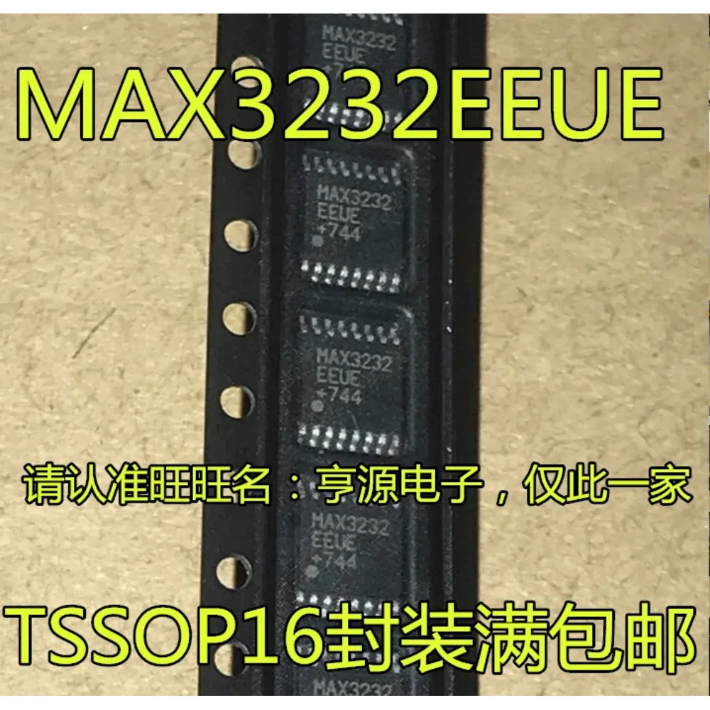2PCS MAX3232EEUE MAX3232 TSSOP-16