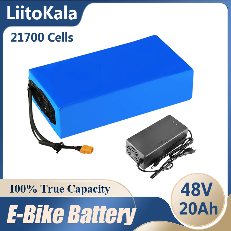 Imagem -02 - Liitokala 48v 20ah 30ah 40ah 50ah 25ah Ebike Bateria para Bicicleta Elétrica Bateria para Bicicleta Elétrica Poderosa Bateria 48v5a