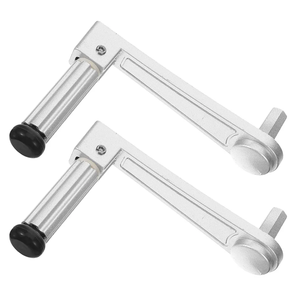 

2pcs Hand Crank Lift Hanger Reliable Universal Awning Boat Winch Handle Clothes Rack Hanger Metal Manual Part