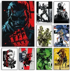 Classic Metal Gear Solid MGS Video Game Canvas Painting Wall Art Poster Picture Print Modern Family Bedroom Room Home Decor