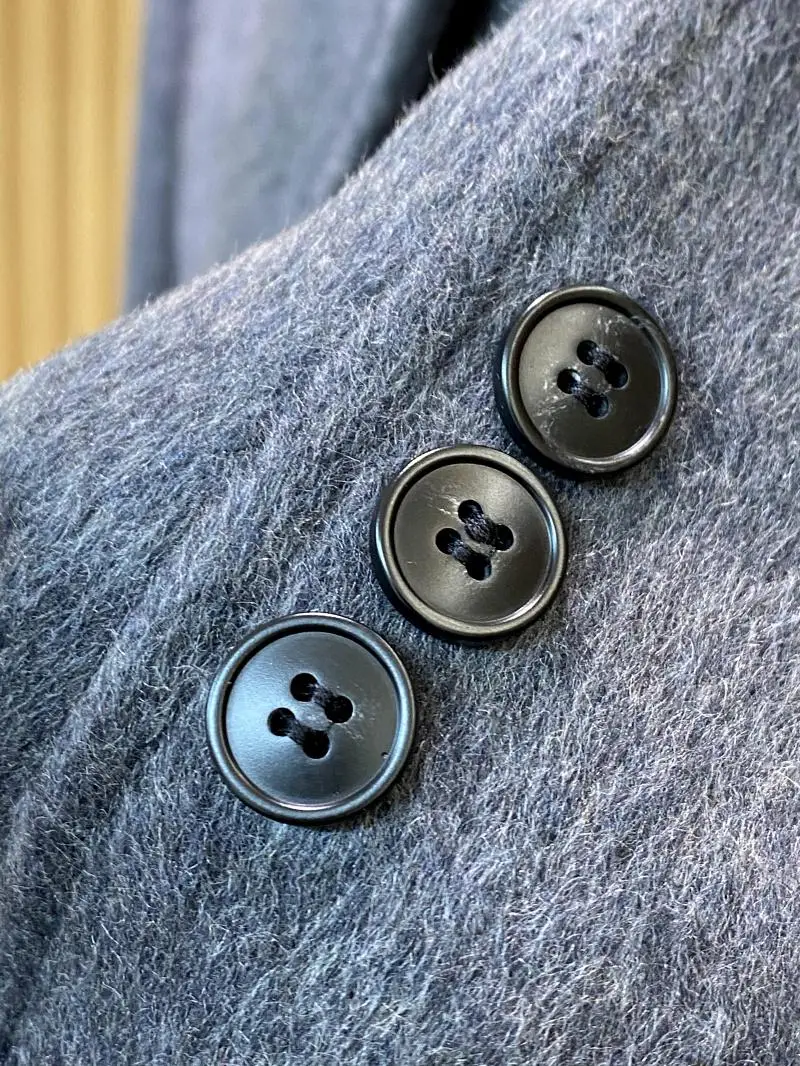 

Men's Mid-Length Woolen Coat Double-Breasted Faion Urban Sle Winter Outerwear New Arrival Busin Casual Youth ular