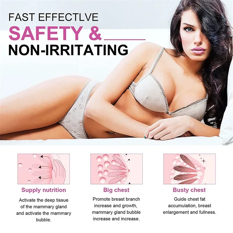 Effective Breast Enlargement Cream Breast Fast Growth Firm Lift Elasticity Chest Enhancer Cream Sexy Beauty Breast Care Products