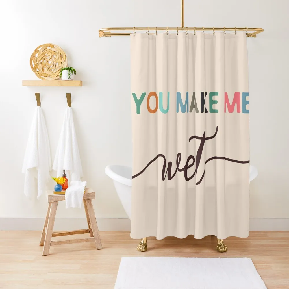 

you make me wet mat Shower Curtain For Bathroom Modern Bathroom Accessories Bathroom Box Curtain