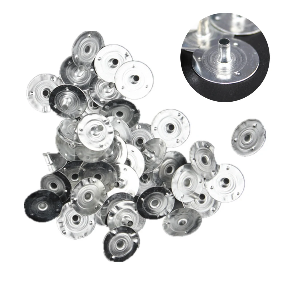 

300 Pcs Wick Base Bottom Supplies for Thick Votive Holder DIY Handmade Wax Centering Device Metal Material Perfect Match