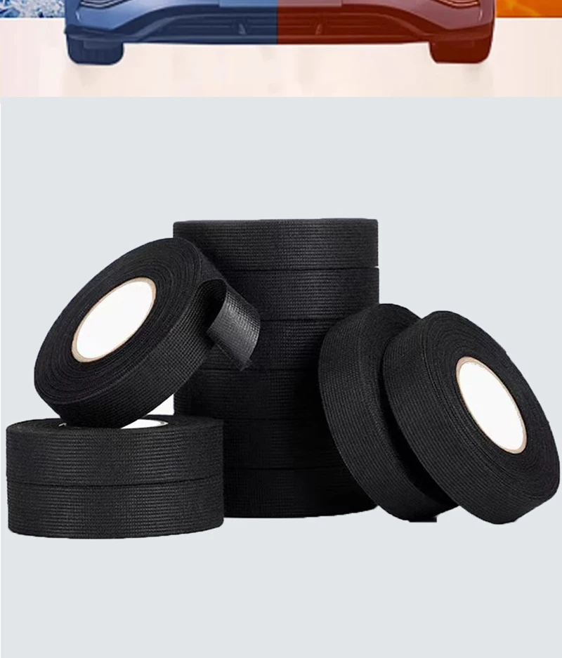 Isolierband, hitzebeständiges Kabelbaumband, selbstklebendes Stoffband, wasserdichtes Klebeband, isolierendes Stoffband aus Automobilstoff – Detail 10