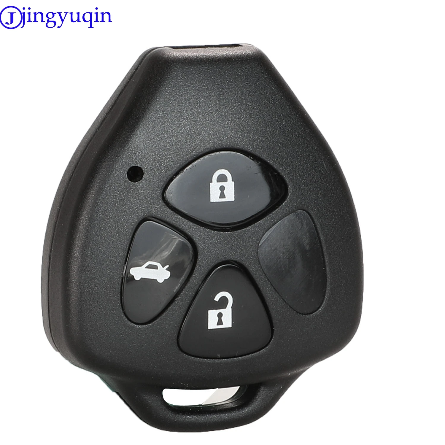 jingyuqin 2/3/4 Buttons Car Remote key shell Fob For Toyota Camry Corolla Avalon Venza Reiz RAV4 Crown No Blade key Case