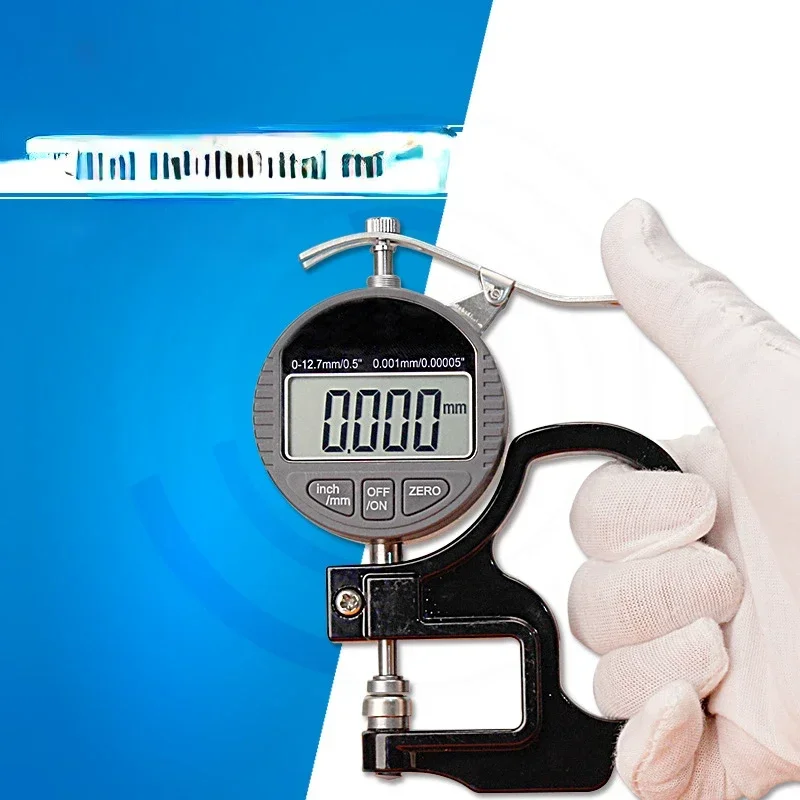 Digital display  gauge 0-12.7mm 0.001mm  Gauge  meter paper film tester