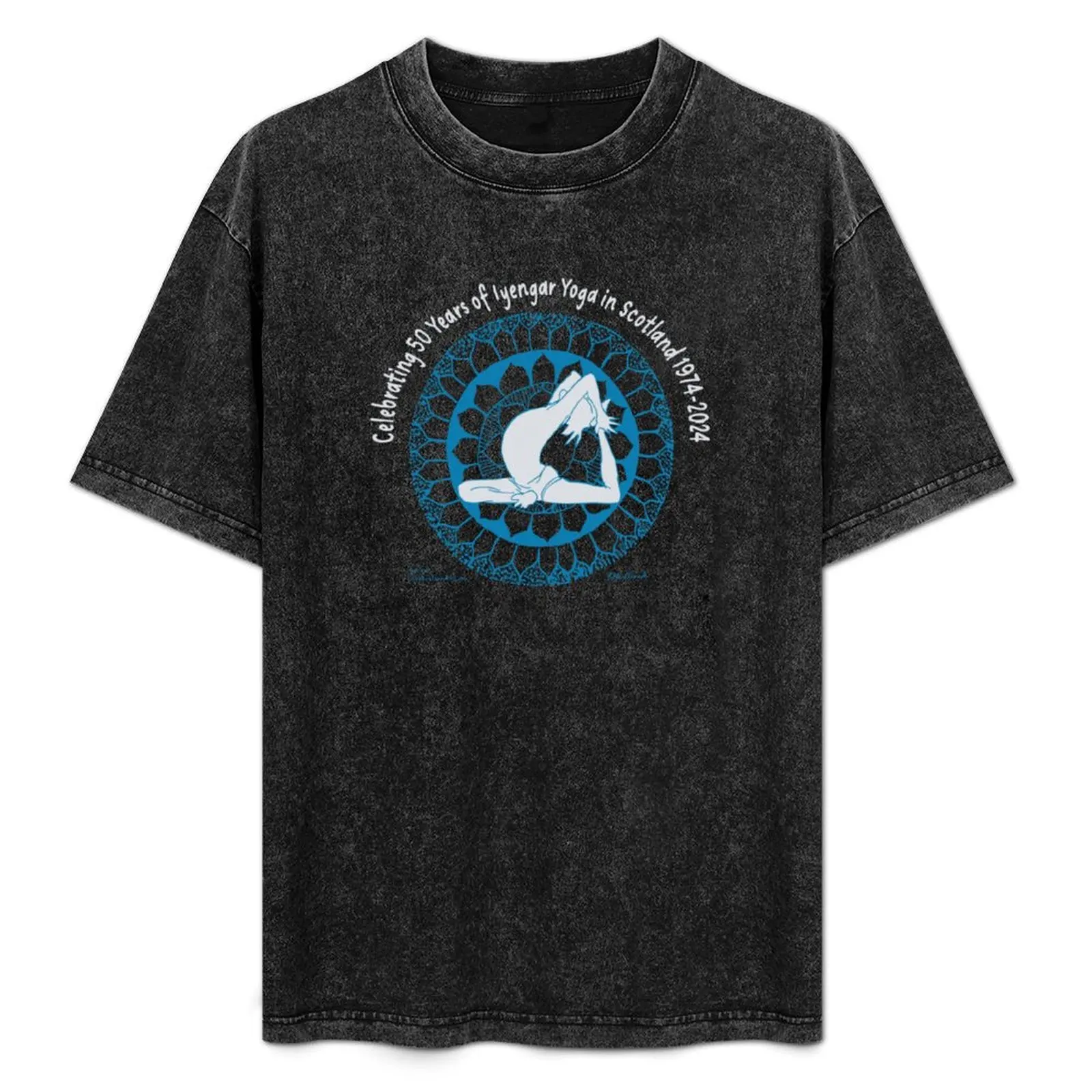 Mid Blue/Grey Fitted Tee Shirt T-Shirt Athletic Quick Dry T-Shirt for Men