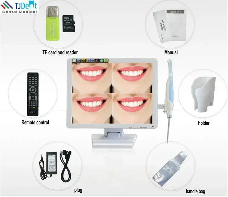 Intraoral de alta qualidade com 2,0 megapixels coloridos
