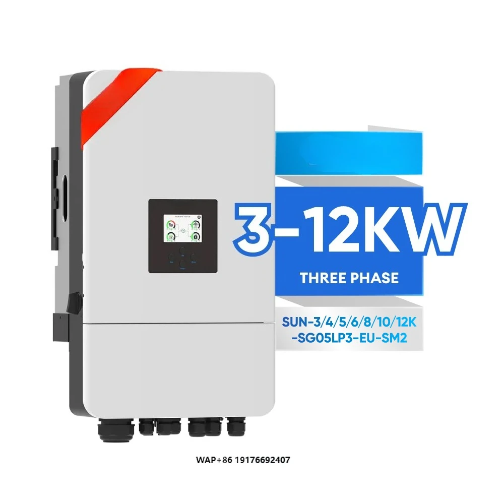 

Deye 12kw 3 Phase Hybrid Inverter 48v 3Kw 6Kw 10Kw 12 Kw Sun-12k-sg04lp3-eu Inverter Eu Stock