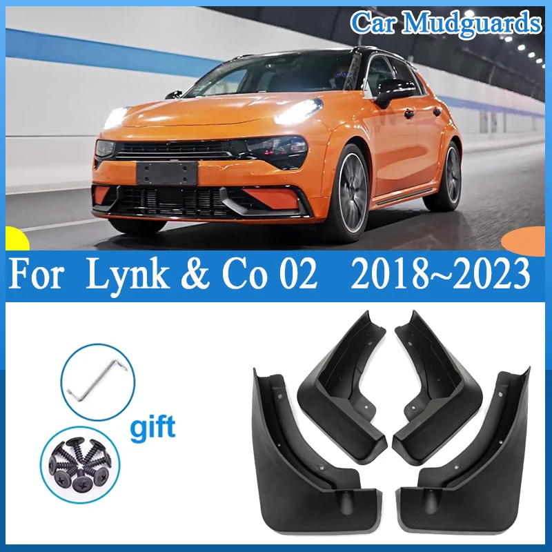 

For Lynk Co 02 2023 Accessories 2018-2023 2020 Auto Anti-splash Mudguards Mudflap Splash-proof Mud Flaps Fenders Car Accessories
