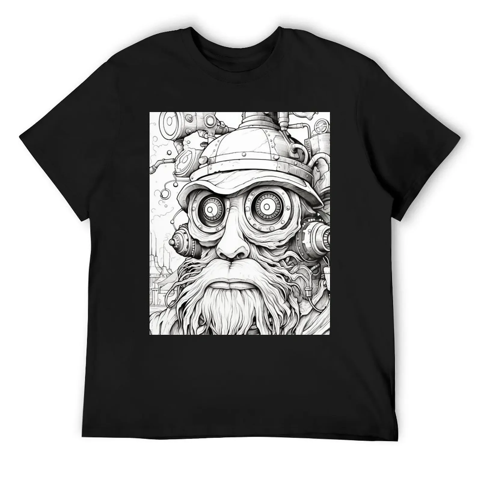 

Футболка с изображением стимпанка, таможенный дизайн, роскошная футболка, милые топы, футболка с рисунком, винтажная хлопковая футболка для мужчин