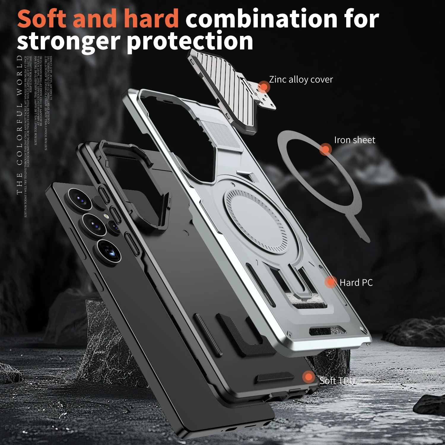 Shockproof Armor Case For Samsung Galaxy S26 Ultra S26 Plus S26 For Magsafe Wireless Charging Camera Protection Cover Funda - view 4