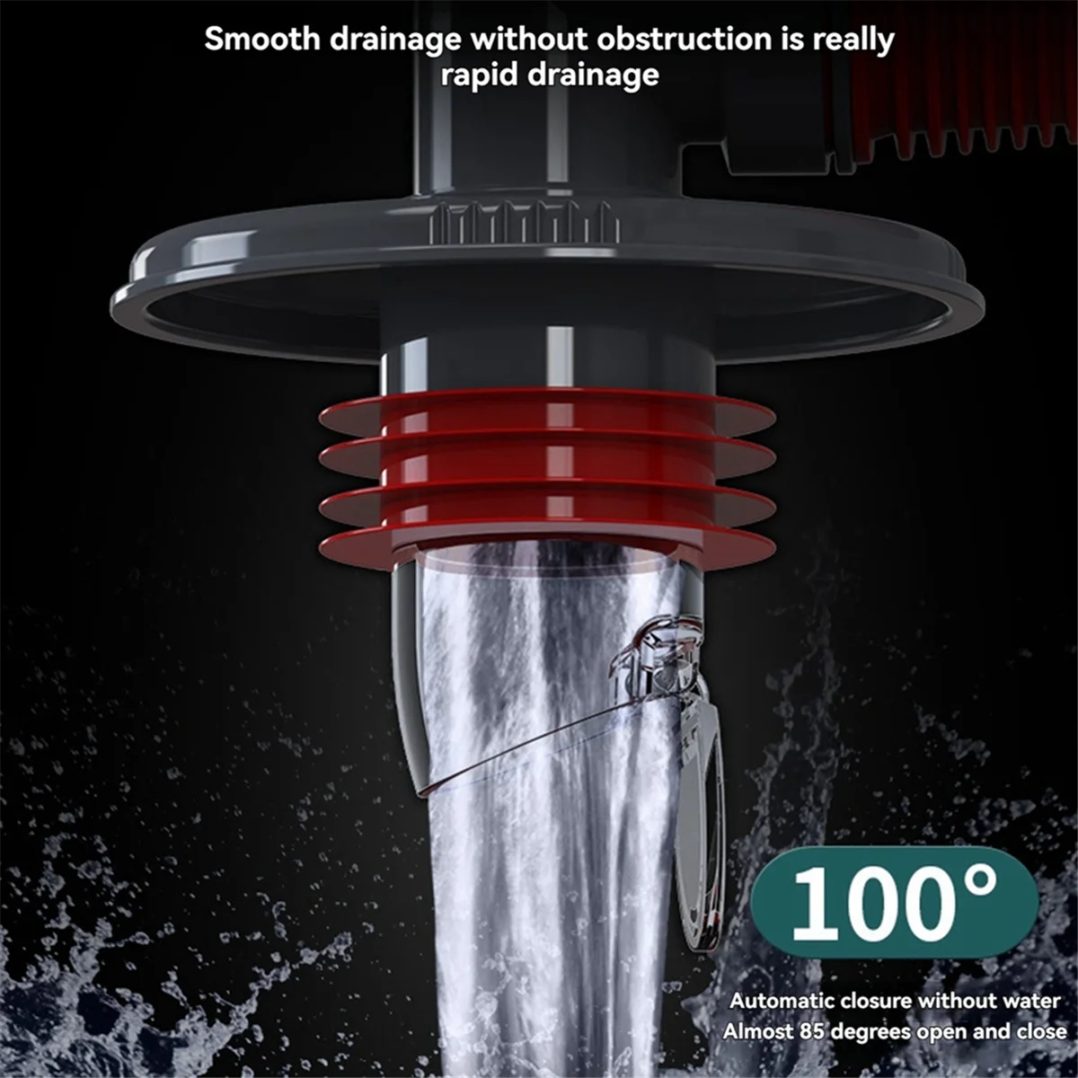 Tubería de drenaje multifuncional para lavadora, Conector de drenaje de piso especial, desodorante, adaptador antidesbordamiento E