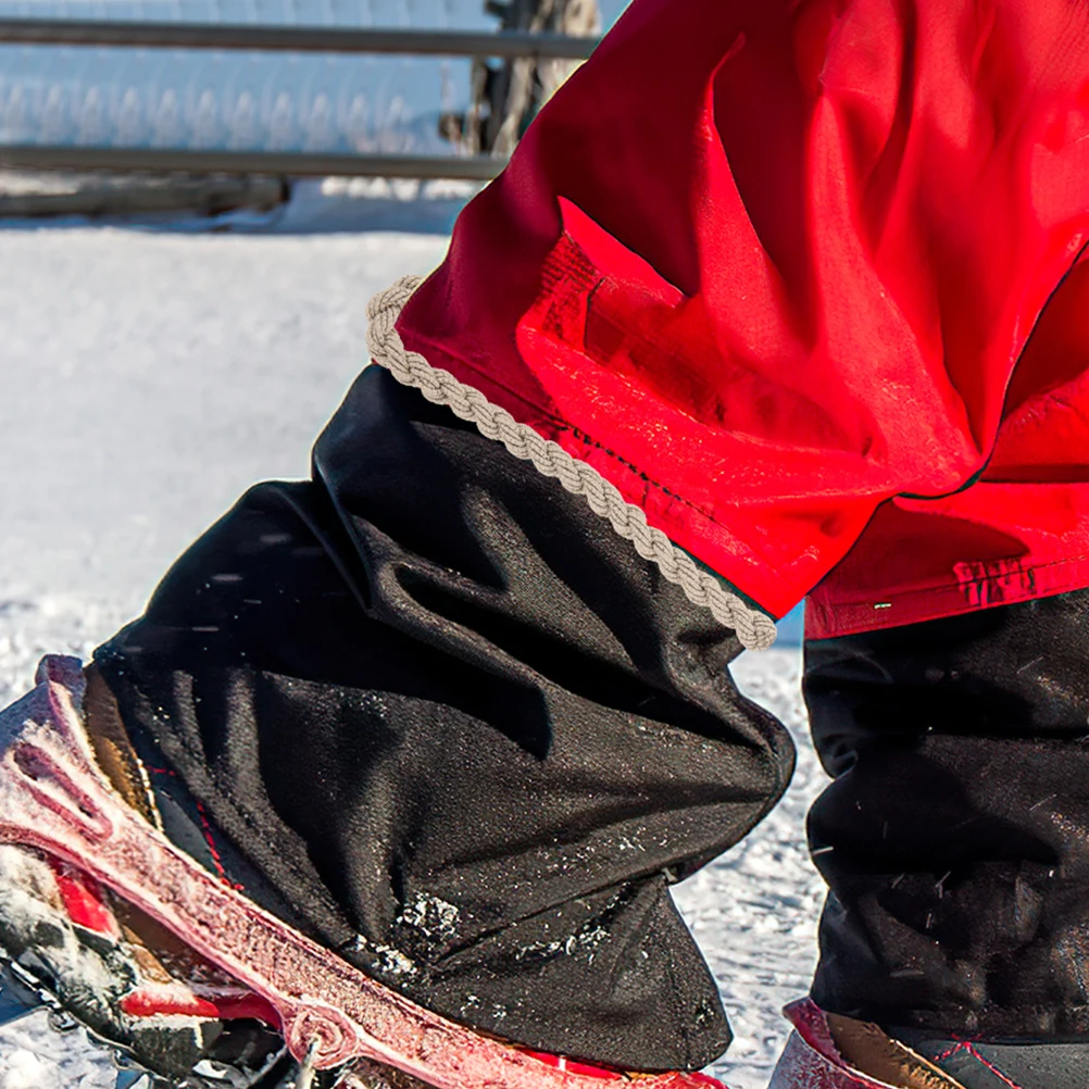 

5Pcs Portable Blousing Straps Multifunction Camping Boot Bands Elastic Ropes Outdoor Leg Ties Boot Bands Trouser Leg Strap