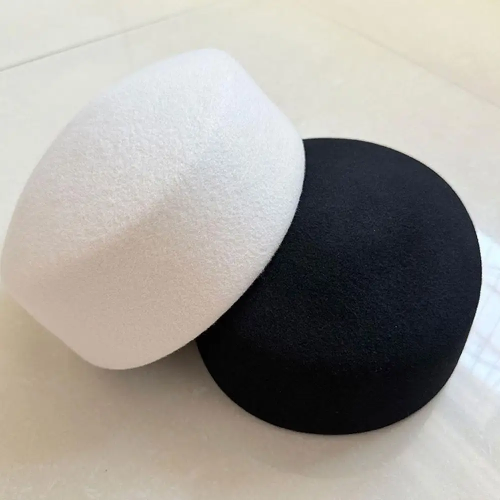 

Зимний шерстяной берет, аптечка, кепка, вогнутые цилиндры, однотонные береты, женские кепки в стиле ретро, предметы для свадьбы и вечеринки, каски с верхом