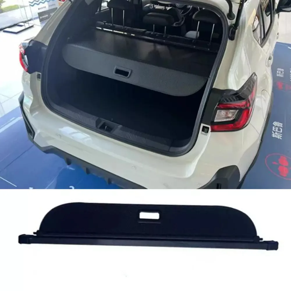 For Subaru Crosstrek 2024-2025 Black Rear Cargo Security Trunk Cover Retractable