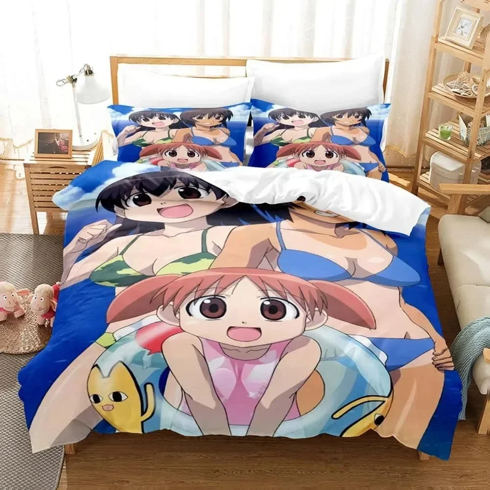 Cartoon Azumanga Daioh Bedding Set Single Twin Full Queen King Size Bed Set Adult Kid Bedroom Duvet cover Sets For Home Textiles
