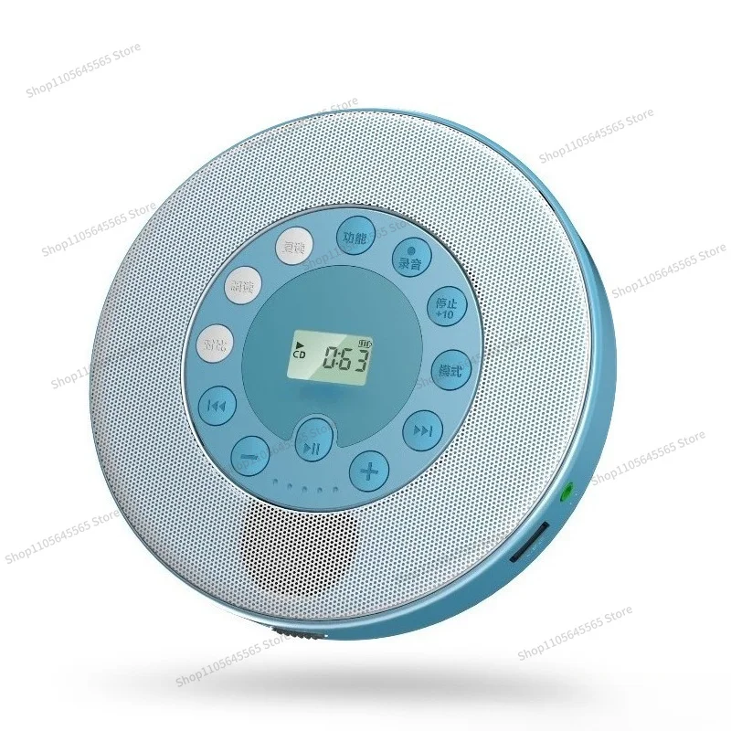 For Portable Walkman Bluetooth U Disk  Home Music MP3 Player Learning CD Player Retro