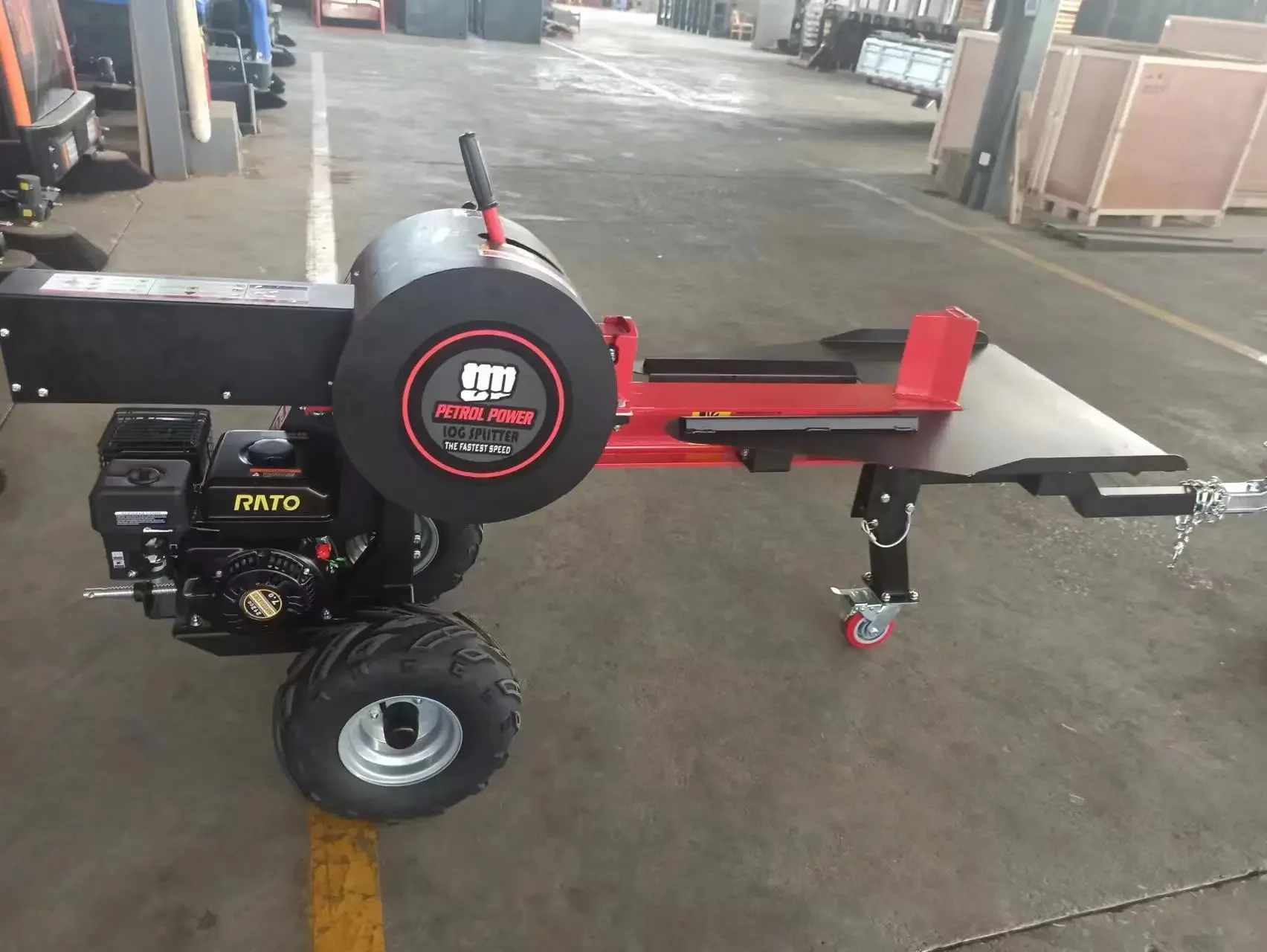 Horizontal Hydraulic Log Splitter Manual oline ed High Efficiency Forestry Wood Cutting Equipment