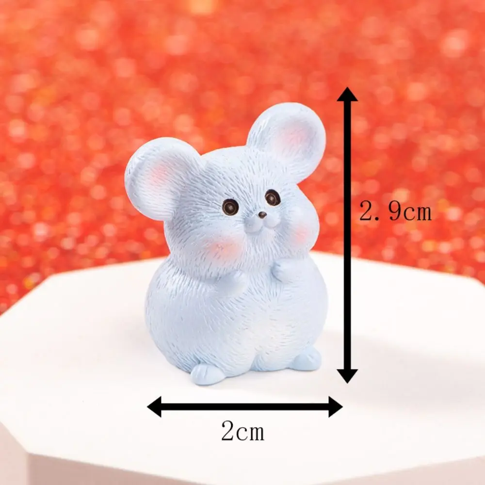 

Cute Mini Twelve Zodiac Figurines DIY Handmade Zodiac Figurines Miniature Cartoon Resin Crafts Micro Landscape Decoration