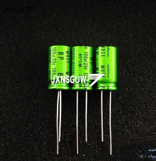 

10PCS/lot original NICHICON MUSE BP 35V100UF 10X20MM 85c Electrolytic Capacitor ES 100uF 35V UES1V101MPM free shipping