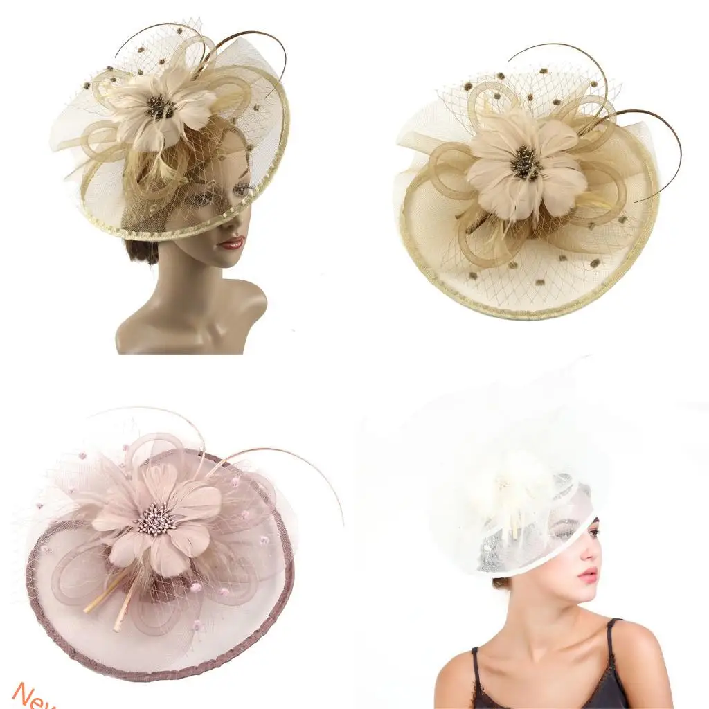 

Fashionable Mesh Headwear Lightweight Design Fascinator Special Event LXAD