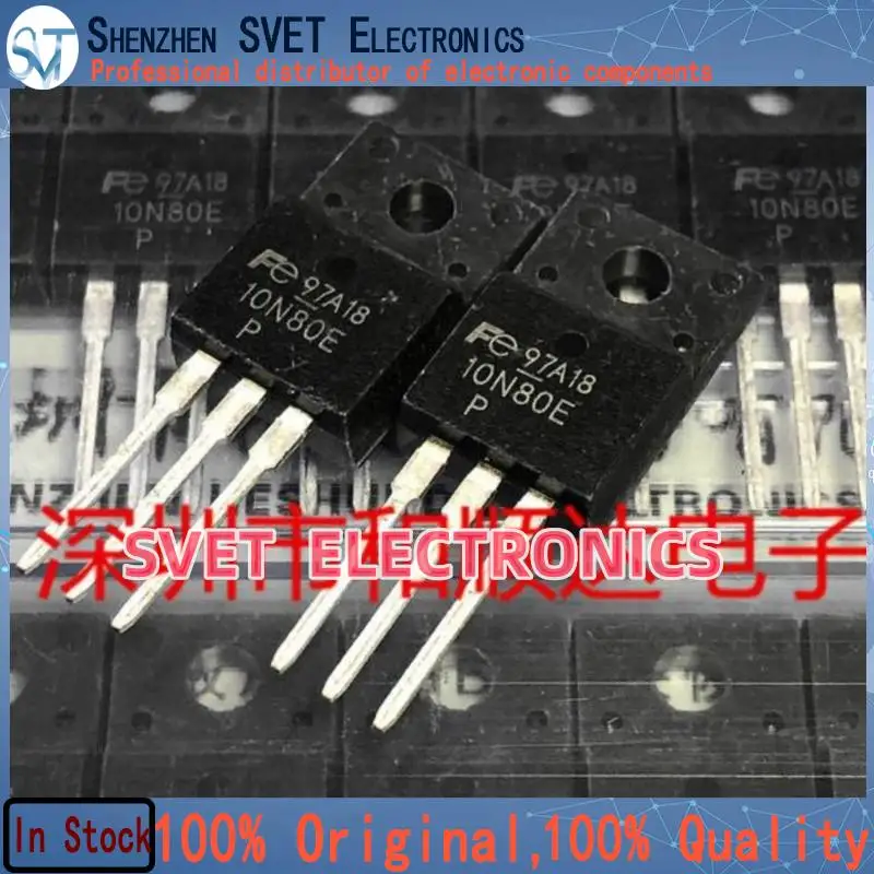 10PCS-50PCS  10N80E FMV10N80E  TO-220F 800V 10A   Original In Stock Fast shipping