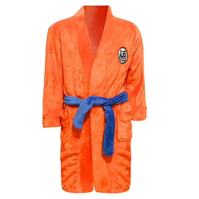 Anime Cosplay Costume Pajamas Unisex Adult Sleepwear Night Robe Bathrobe Xmas Props Flannel Cartoon Clothing