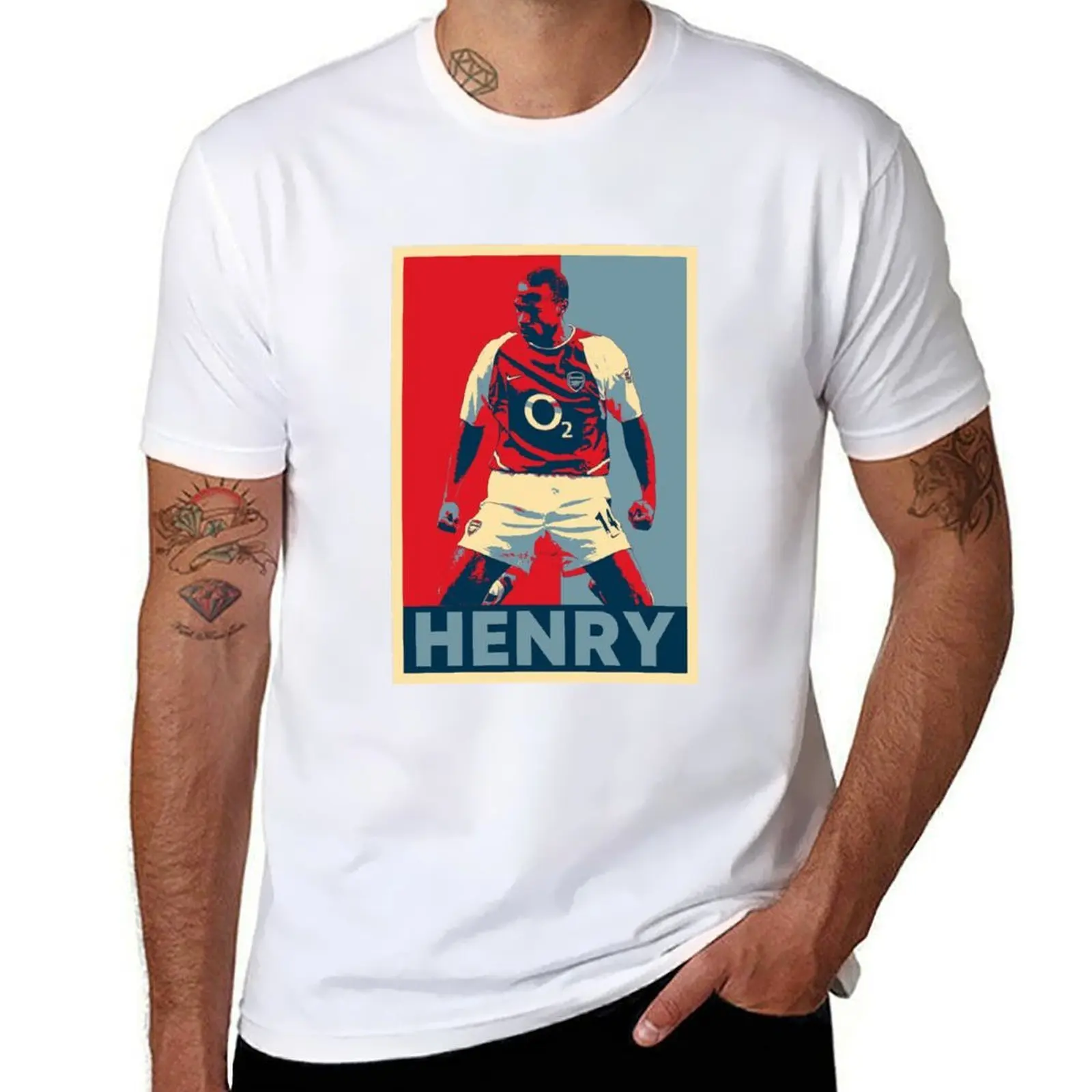 

Thierry Henry Hope T-Shirt man t shirt cotton high quality graphic t shirts for man T-Shirt