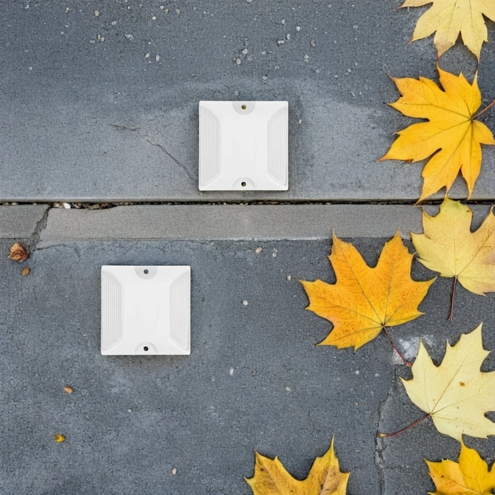 10 قطعة علامات الشارع العاكسة 4x4 عالية الوضوح درب مدخل السلامة عاكسات البلاستيك الأسفلت ترصيع الطريق السريع #3