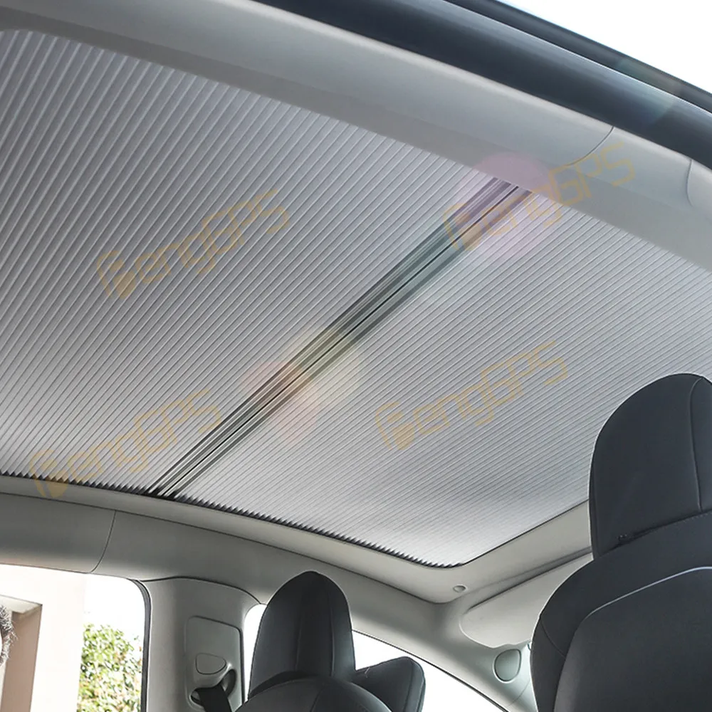 Car Window Sunshade Retractable Foldable Cover Sunshade Shield Curtain For Tesla Model 3/Y Auto Anti-UV Car Window Shade