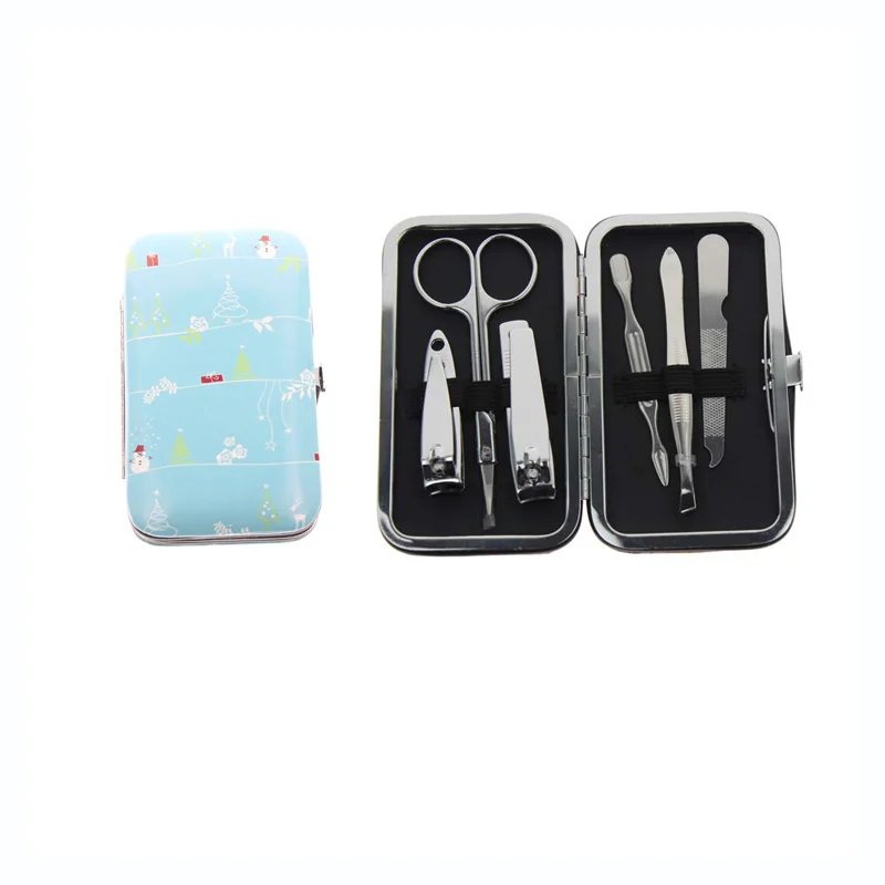 5 Different Kinds Manicura Manucure High Quality Manicure Set Kit Tool Gift Include Nail Scissor Nail Clipper